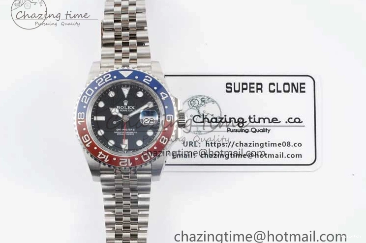 on APF 1:1 Edition 126710 Bracelet VR3285 904L GMT Master Jubilee II SS CHS BLRO Best 0117